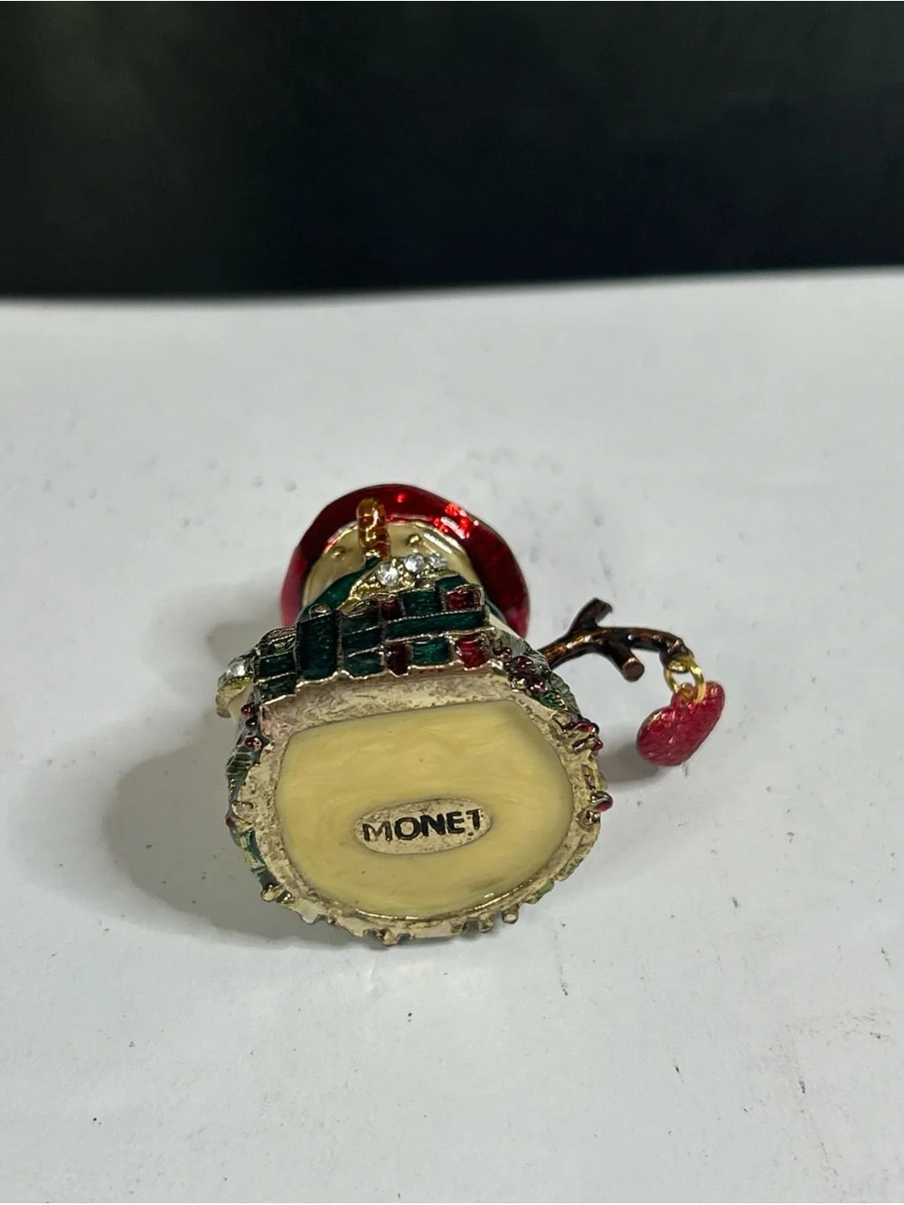 Monet snowman trinket